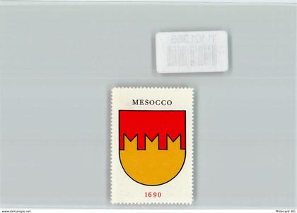 6563 Mesocco - Vignette Wappen Kaffee Hag ca 1920-1940 Mesocco - 11101366