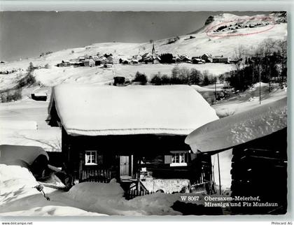 7134 Obersaxen Meierhof - Miraniga und Piz Mundaun Winteraufnahme - 10157084