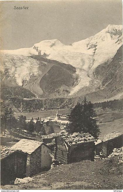 suisse -ref C996- saas fee   -carte bon etat