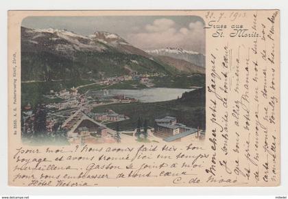 BB204 - SUISSE - GRUSS aus ST MORITZ - saint moritz