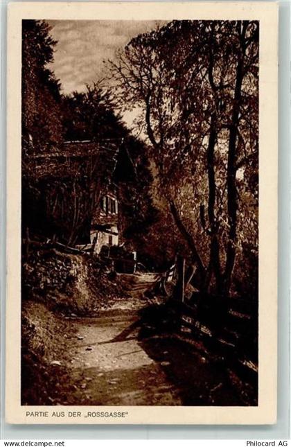 7220 Schiers 1918 - Partie aus der Rossgasse - 10217163