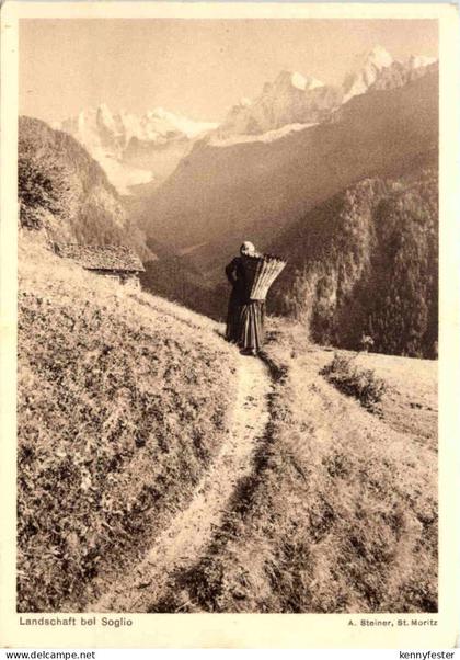 Landschaft bei Soglio