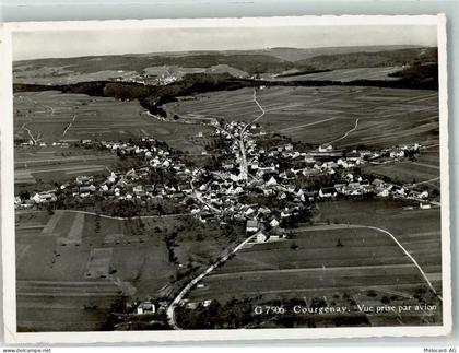 2950 Courgenay Foto AK Fliegeraufnahme - 10734833