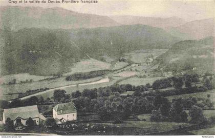 Cray Reclere-Roche-d Or JU Panorama Vallée du Doubs Frontière francaise