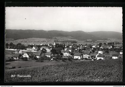 AK Courrendlin, Ortspartie mit Umgebung
