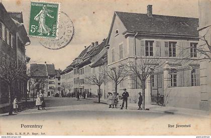 PORRENTRUY (JU) Rue Juventuti - Ed. L.E.F.P.