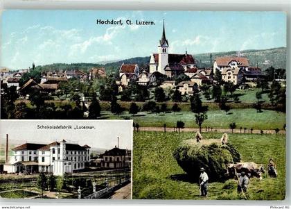 6280 Hochdorf - Schokoladenfabrik Lucerna Heuernte Landwirtschaft - 13636608