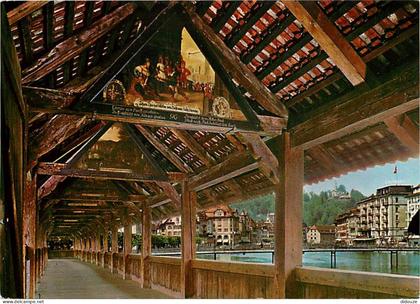 Carte Postale - Suisse - LU Lucerne - Luzern - Kapellbrucke - CPM - Carte Neuve - Voir Scans Recto-Verso - Poscard - Car