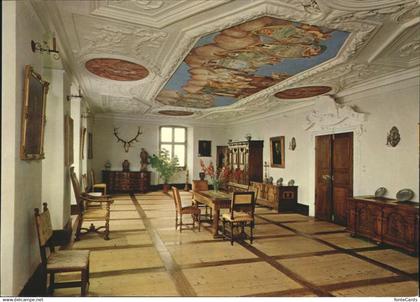 Gelfingen Rittersaal im Schloss Heidegg Fresken
