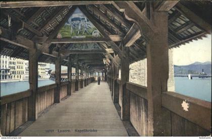 Luzern LU Luzern Kapellbruecke