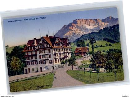 Schwarzenberg LU Schwarzenberg Hotel Roessli Pilatus