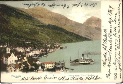 Weggis Vierwaldstaettersee Weggis Schiff