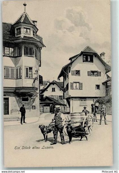 6000 Luzern Lucerne - Alt-Luzern Hundekarren - 13226634