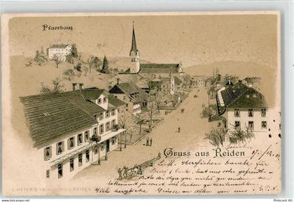 6260 Reiden 1902 - Pfarrhaus Kirche - 52050033