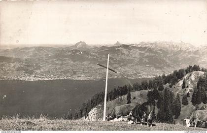 [-10%] SUISSE - Lac Léman - Alpages - Vaches - Bois - Montagne - Paysage - Campagne - Edit GIL - Carte postale