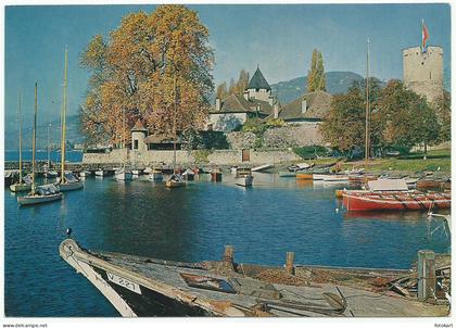 Lake Geneva Switzerland, Vintage PC, La Tour-de-Peilz