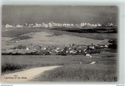 2523 Lignières 1917 - Alpenkette - 39405879
