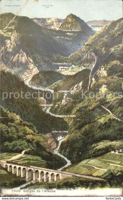 Boudry Gorges de l'Areuse Viaduc