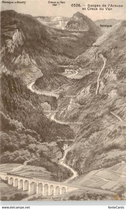 Boudry NE Viaduc de Boudry Gorges de l Areuse et Creux du Van