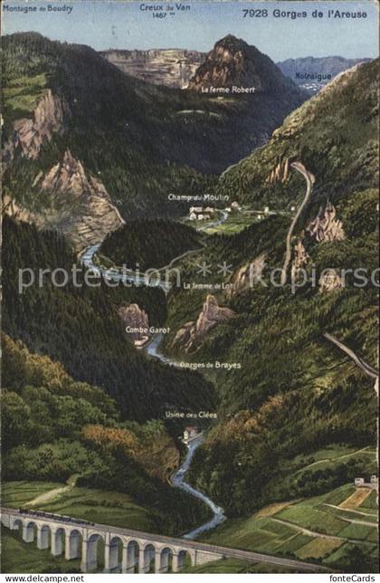 Champ-du-Moulin Gorges de l'Areuse Viaduc