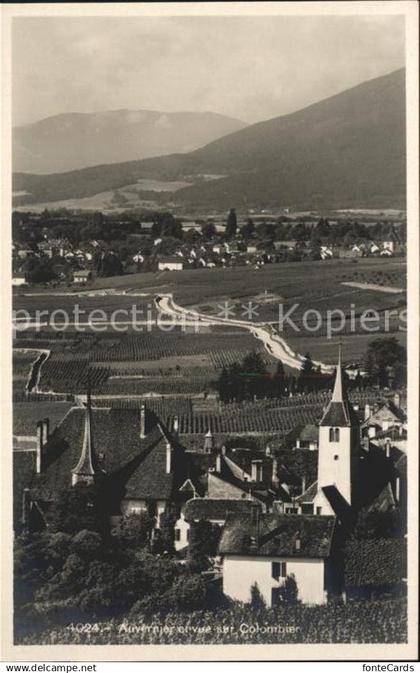 Colombier NE Auvernier et vue sur Colombier