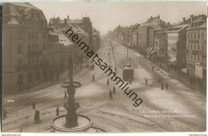 La Chaux-de-Fonds - Rue Leopold Robert en hiver - Edition Perrochet & David La Chaux-de-Fonds