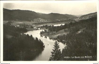 Les Brenets Le Doubs aux Brenets  x 1940