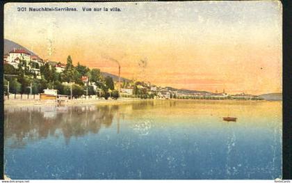 Serrieres Neuchatel Neuchatel-Serrieres  x 1919