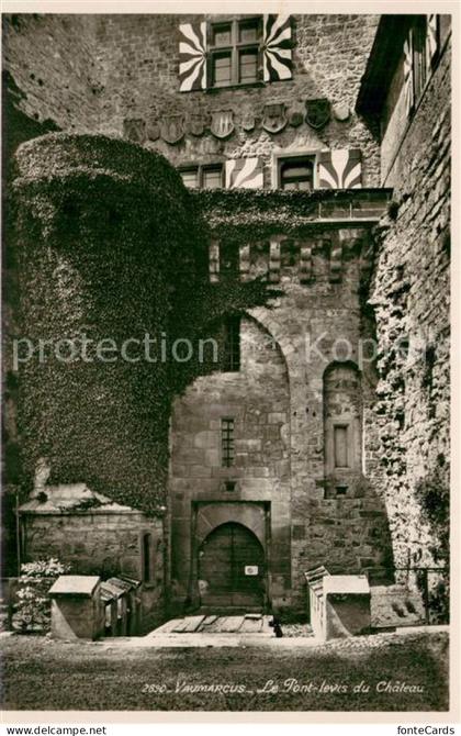 Vaumarcus NE Le Pont levis du Chateau