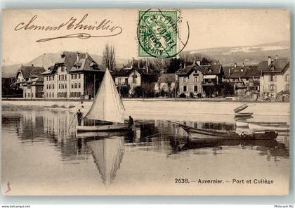 2012 Auvernier 1907 - Hafen und Schule Segelboot - 10643490