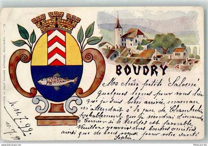 2017 Boudry 1899 Gebrauchsspuren Wappen - 13481879