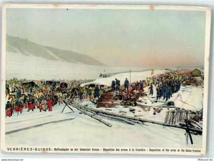 2126 Les Verrières Gebrauchsspuren Waffenabgabe an der Schweizer Grenze ... - 10598021