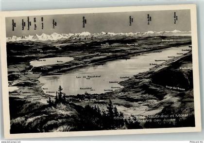 2000 Neuchâtel Neuenburg - Panorama Neuenburgersee - 39407186