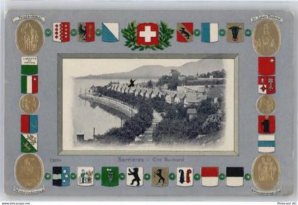 2000 Neuchâtel Neuenburg - Wappen, Prägekarte, Serrieres - 50669932