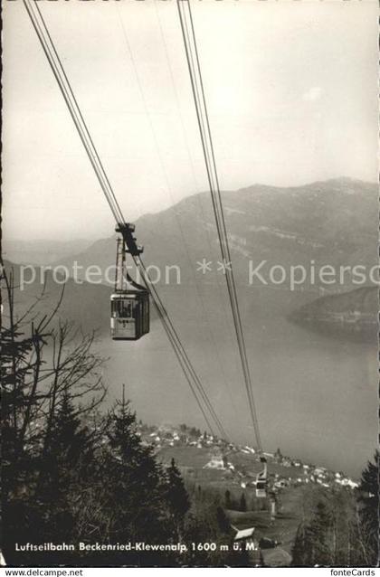 Beckenried Luftselbahn Beckenried Klewenalp