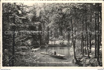 Wolfenschiessen Parkhotel Parkpartie Bootsfahrt