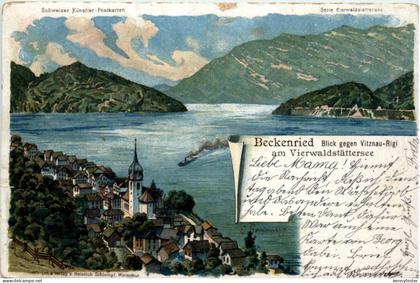 Beckenried - Litho Steinmann