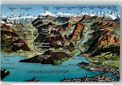 6374 Buochs - Vierwaldstättersee Vogelschau - 39497871