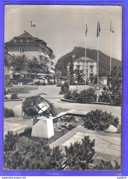 Carte postale Suisse  Ennetbürgen Bürgenstock Hotels  très beau plan
