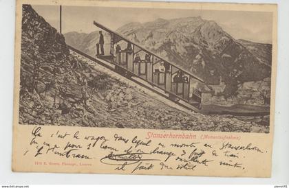 SUISSE - NIDWALD - STANS - STANSERHORNBAHN (1901)