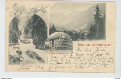 SUISSE - NIDWALD - Gruss aus WOLFENSCHIESSEN ! (1901)