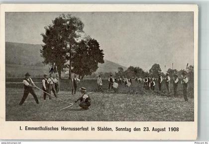 6063 Stalden Sarnen 1908 Foto AK Hornusserfest - 13656977