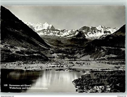 6074 Giswil - Sarnersee mit Giswil Wetterhorn und Schwarzhorngruppe - 11089595