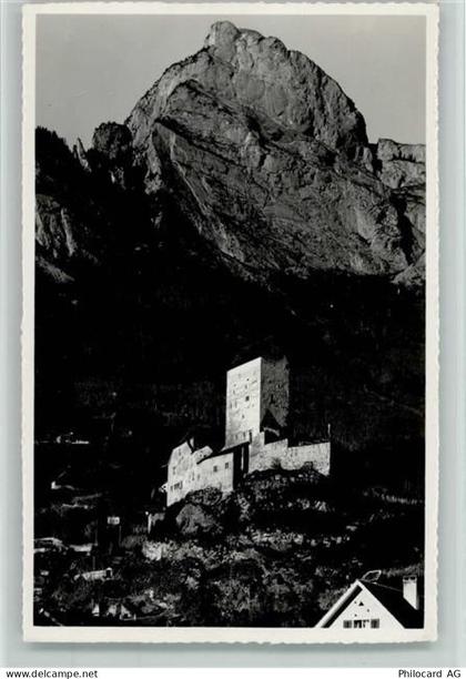 7320 Sargans - Schloss Sargans mit Gonzen - 40134783