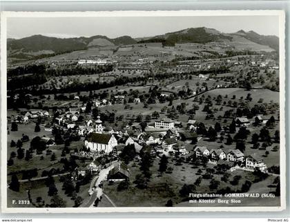 8737 Gommiswald - mit Kloster Berg Sion Flugaufnahme - 13101108