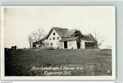 9034 Eggersriet 1919 Privatfoto AK Sturmkatastrphe - 13251101