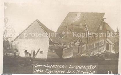 Eggersriet SG Sturmkatastrophe Januar 1919