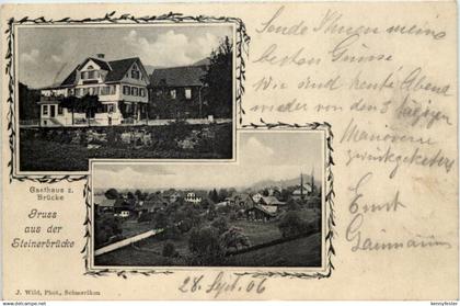 Gruss aus der Steinerbrücke - Kaltbrunn - St. Gallen
