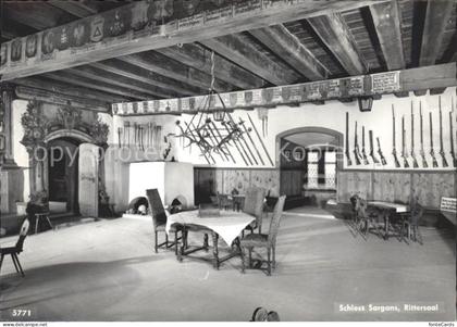 Sargans Schloss Sargans Rittersaal