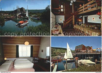 Schmerikon Strandhotel am Zuerich Obersee Gaststube Zimmer Bootshafen